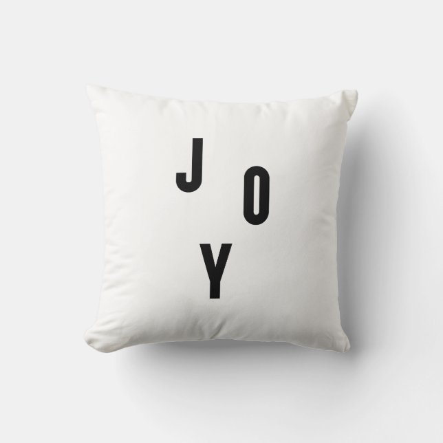 Cojín Decorativo Joy typography (Anverso)