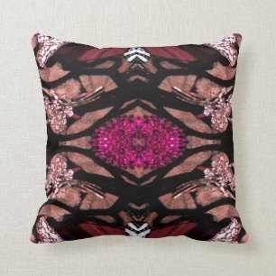 Cojín Decorativo Joya oriental Almohada-Negra/blanca/rosa/Brown