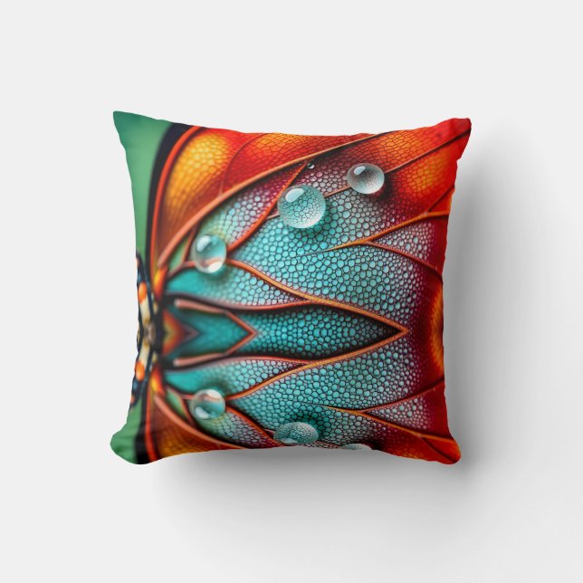 Cojín Decorativo Joyas en un ala feroz (Anverso)