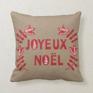 Cojín decorativo Joyeux Noel