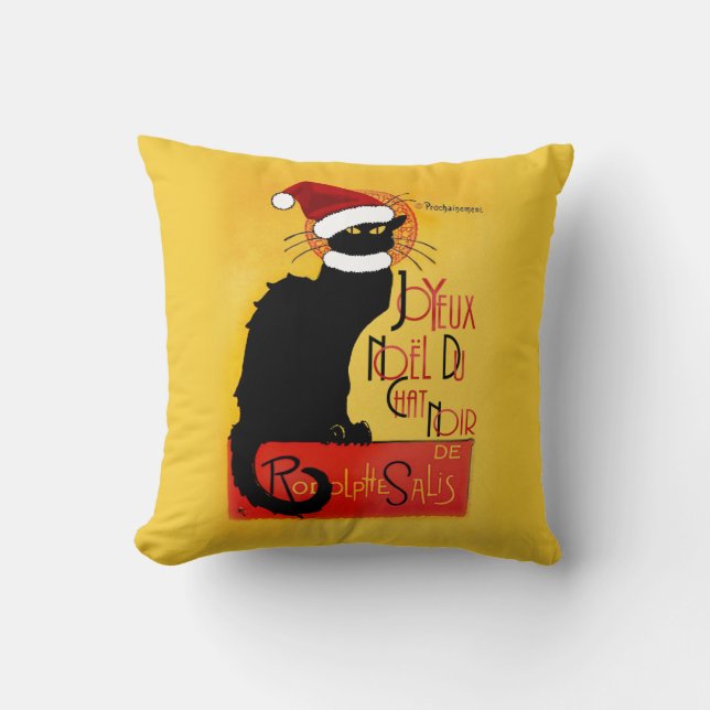 Cojín Decorativo Joyeux Noël Du Chat Noir (Anverso)