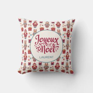 Cojín Decorativo Joyeux Noel Personalizado