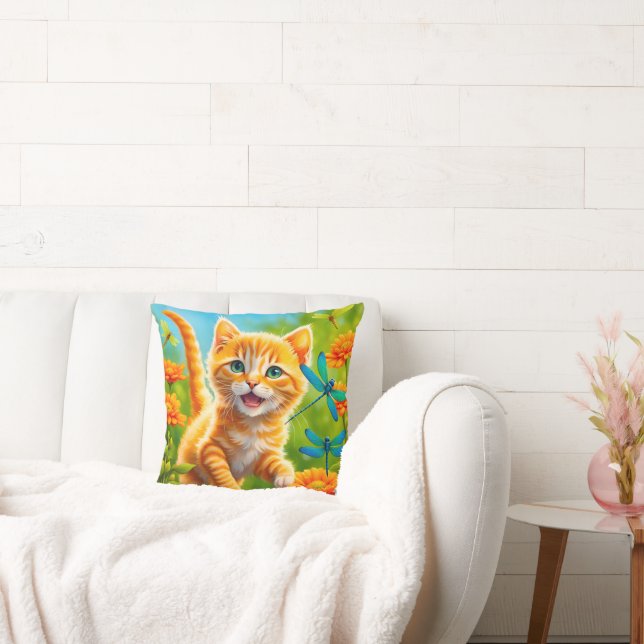 Cojín Decorativo Joyous Kitten (Sofá)
