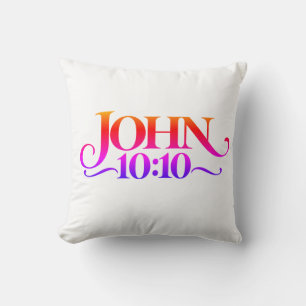 Cojín Decorativo Juan 10:10