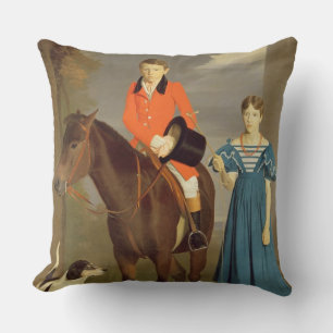 Cojín Decorativo Juan Gubbins Newton y su hermana Maria, 1832-33 (