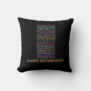 Cojín Decorativo Jubilación Anagram Pillow