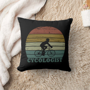 Cojín Decorativo Jubilación Divertida en Ciclismo - Cicologista Vin