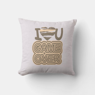 Cojín Decorativo Juego de amor divertido terminado