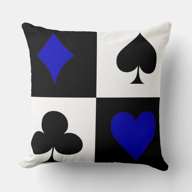 Cojín Decorativo Juego de cartas (Anverso)