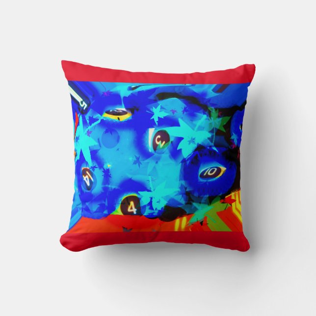 Cojín Decorativo Juego de números (Anverso)