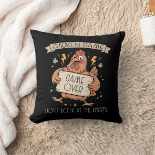 Cojín Decorativo Juego de Pollo No Mires Al Pollo
