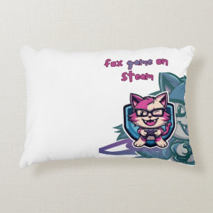 Cojín Decorativo juego de zorro en strem