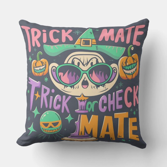 Cojín Decorativo Jugador de ajedrez (Anverso)