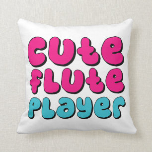 Cojín Decorativo Jugador de flauta lindo