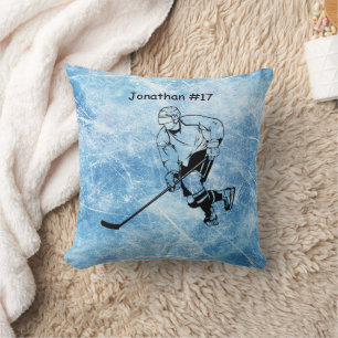 Cojín Decorativo Jugador de Hockey sobre Hielo