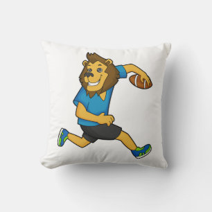 Cojín Decorativo Jugador de Rugby León Fútbol
