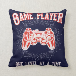 Cojín Decorativo Jugador del videojuego del sitio de juego