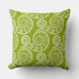 Cojín Decorativo Jugador Green Fern Frond Curl