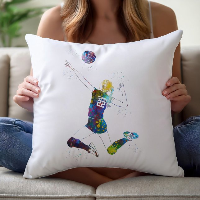 Cojín Decorativo Jugadora de voleibol femenino (Subido por el creador)
