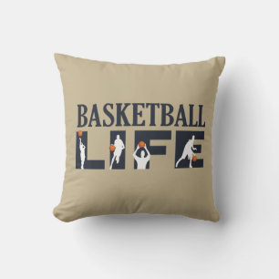 Cojín Decorativo Jugadores de baloncesto elegantes