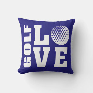 Cojín Decorativo Jugadores de golf - Amor Azul