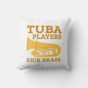Cojín Decorativo Jugadores De Tuba Kick Brass