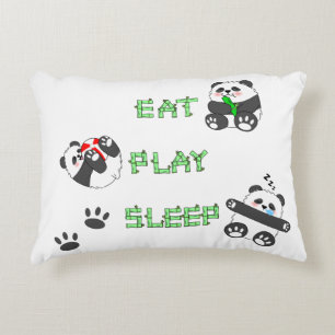 Cojín Decorativo Jugar Sleep Cute Baby Panda Vida Cómoda