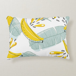 Cojín Decorativo Juicy Bananas Brillante Patrón Vintage
