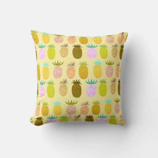 Cojín Decorativo Juicy Pineapple Pattern (Anverso)