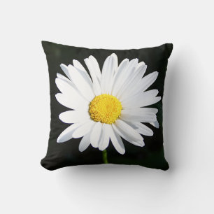 Cojín Decorativo Jumbo blanco Shasta Daisy Flower Pillow