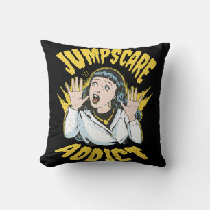 Cojín Decorativo Jumpscare Addict