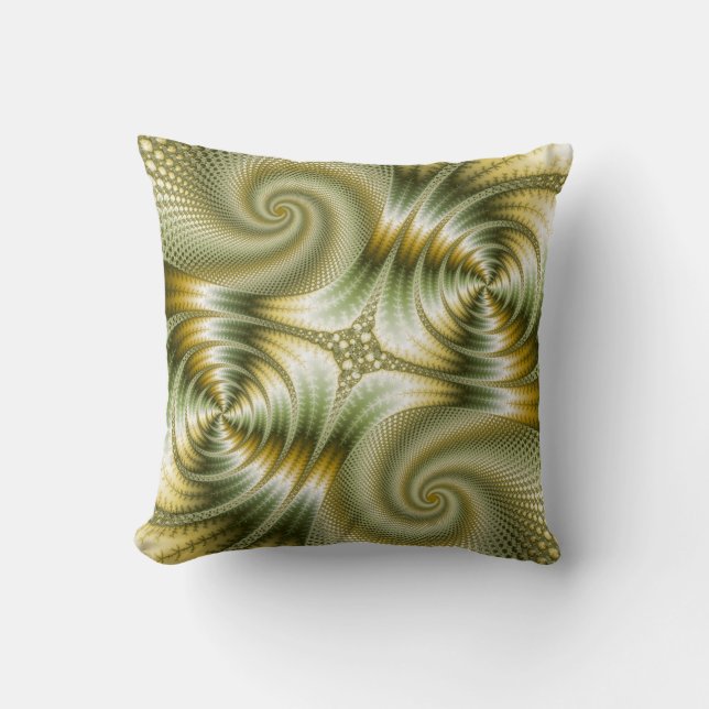 Cojín Decorativo Junction - Arte Mandelbrot (Anverso)