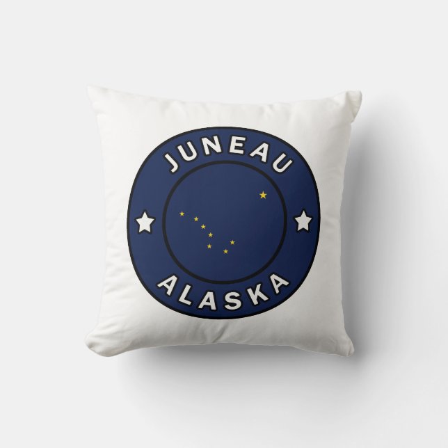 Cojín Decorativo Juneau Alaska (Anverso)