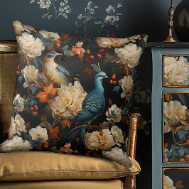 Cojín Decorativo Jungle Parrots Elegant Vintage Victorian Boho