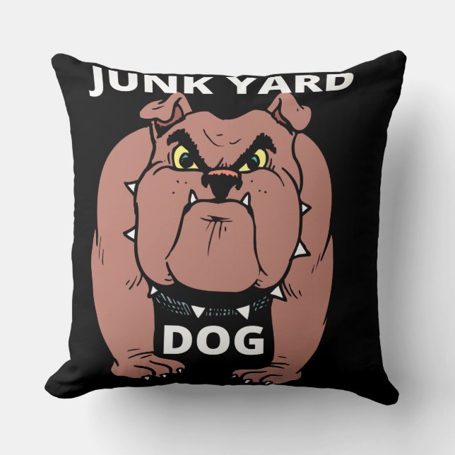 Cojín Decorativo Junk Yard Dog (Anverso)