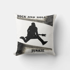 Cojín Decorativo Junkie rock and Roll