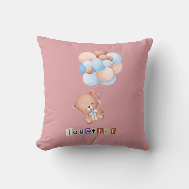 Cojín decorativo juntos (Anverso)