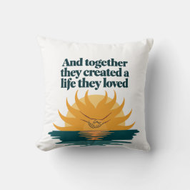 Cojín Decorativo Juntos crearon una vida que aman