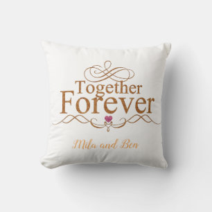Cojín Decorativo Juntos para siempre  