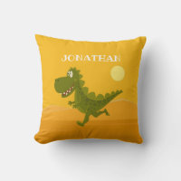Cojín decorativo Jurásico de Dinosaurio Divertido