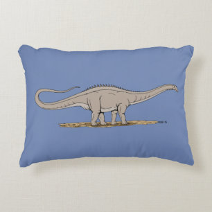 Cojín Decorativo Jurásico Dinosaurio Apatosauro