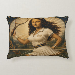 Cojín Decorativo Just A Girl Who Loves Tennis Funny Mona Lisa 