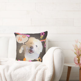 Cojín Decorativo Just Saying "Hi"