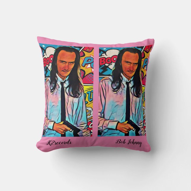 Cojín Decorativo k2records Bob johnny (Anverso)