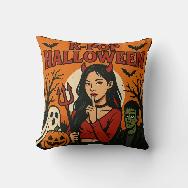 Cojín Decorativo k-pop halloween pillow (Anverso)