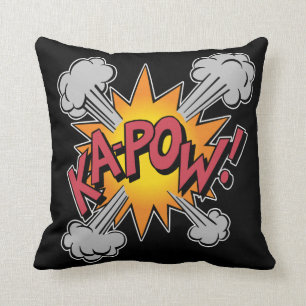 Cojín Decorativo ¡KA-POW! Gráfico de Cómic