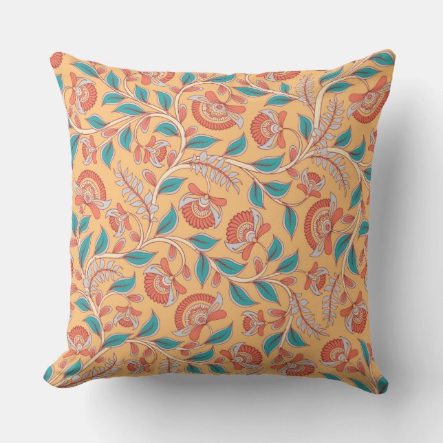 Cojín Decorativo Kalamkari (Anverso)