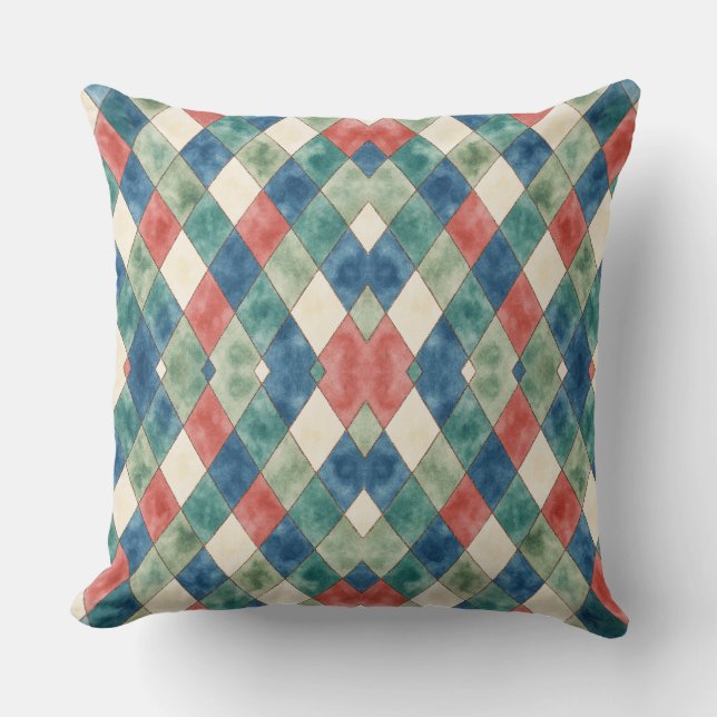 Cojín Decorativo Kaleido Plaid (Anverso)