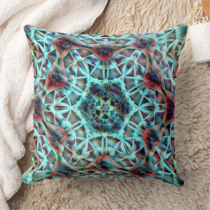 Cojín Decorativo Kaleidoscope en partes esculpidas que se asemejan