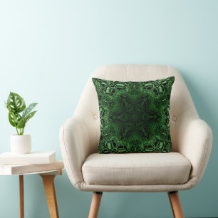 Cojín Decorativo Kaleidoscopio verde